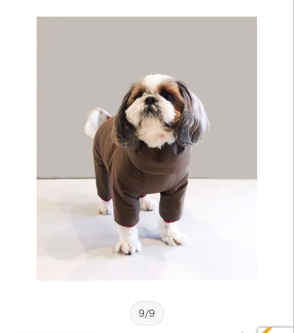  peak フード付き犬服 Ｍ　ダウン