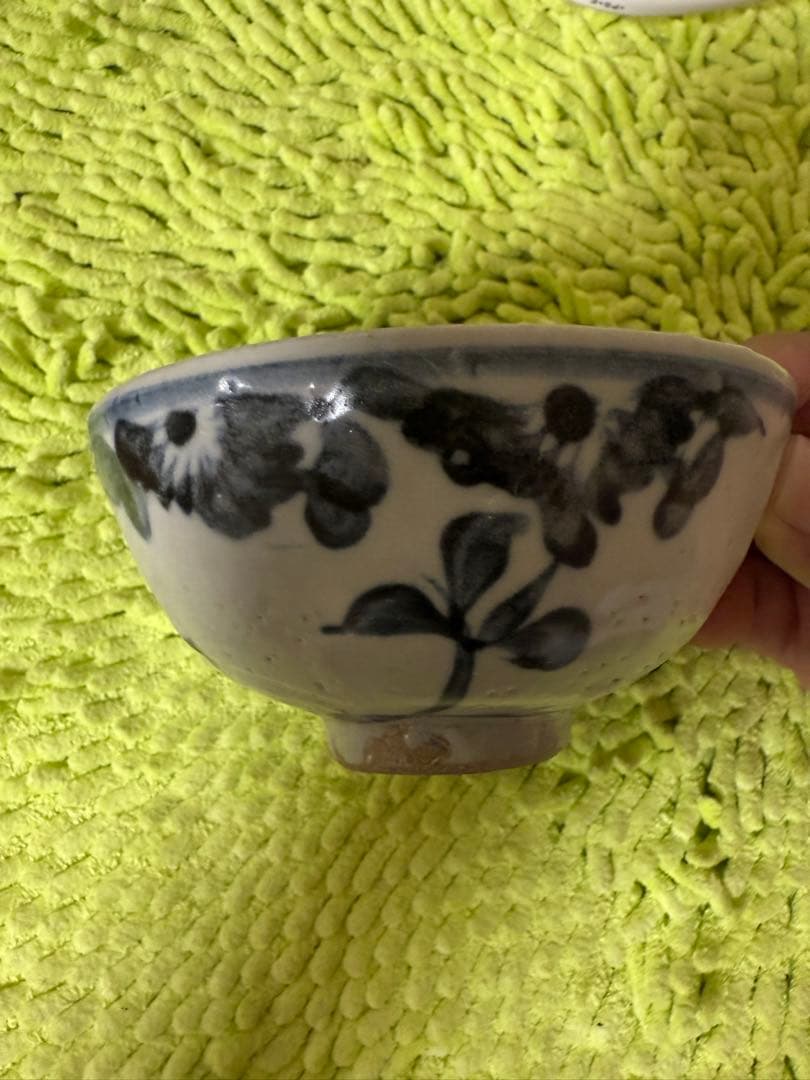 明代　呉須　染付　茶碗　古い茶碗　骨董　中国美術