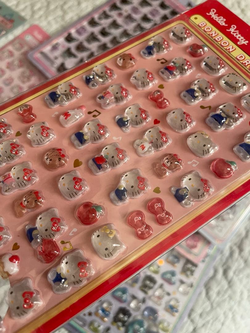 サンリオボンボンドロップシールミニ　8枚　コンプリート　正規品