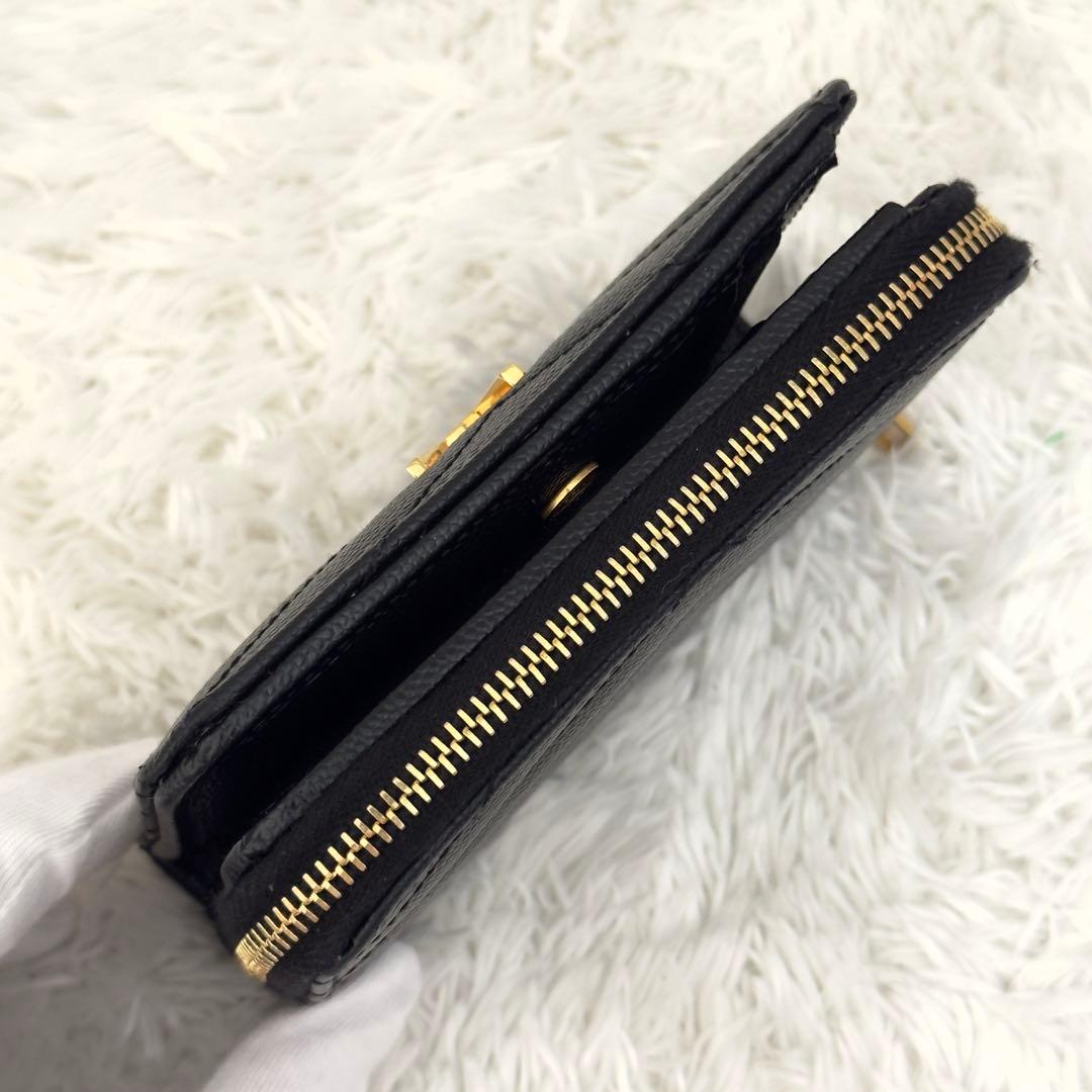 極美品✨サンローランSaint Laurent カランドラ 財布 ブラック 黒