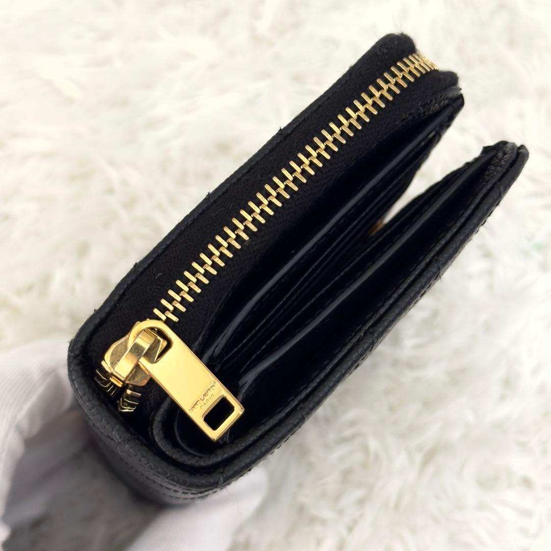 極美品✨サンローランSaint Laurent カランドラ 財布 ブラック 黒