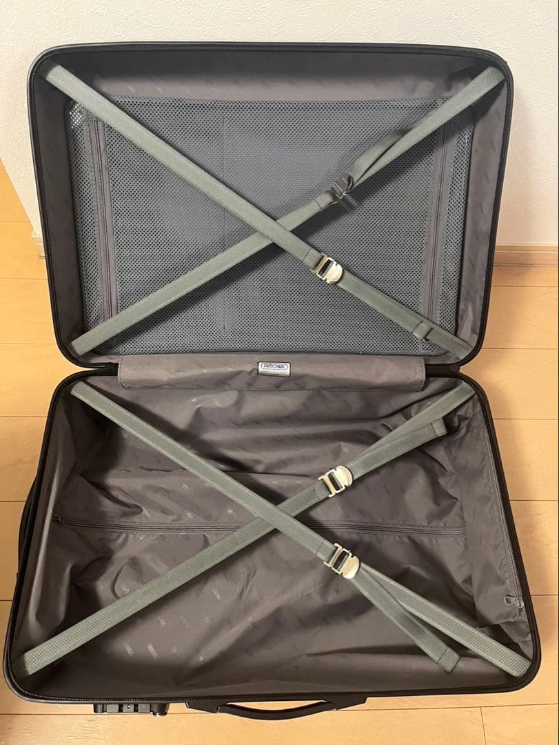 【美品】RIMOWA SALSA リモワ サルサ63L 2輪TSAロック付 黒