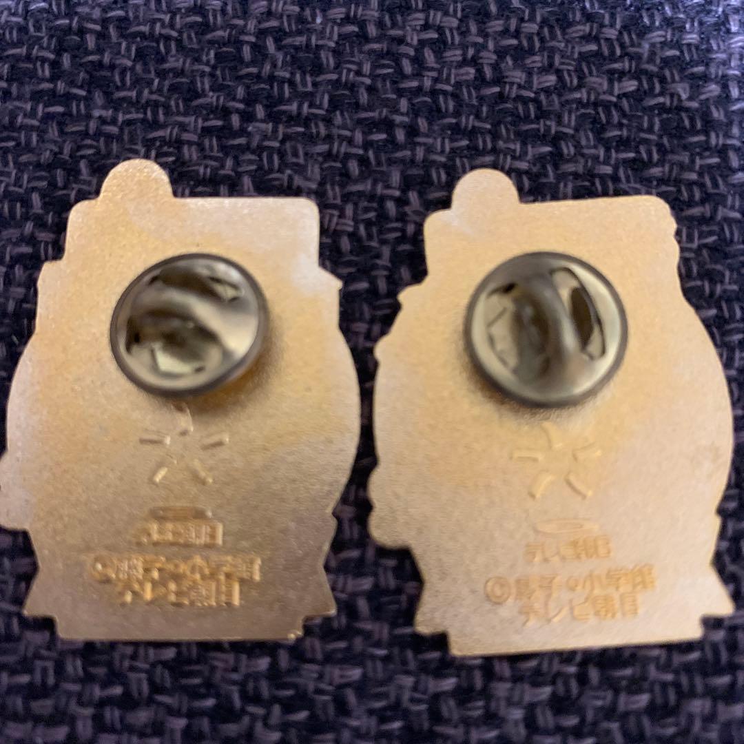 【非売品、レア】テレビ朝日　ドラえもんピンバッジ　女子オープンゴルフ　2002