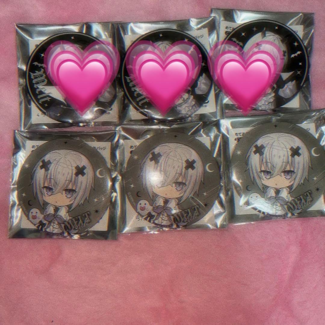 めておら 騎士X アンプタック すとふぇす ハロウィン スクエア缶バッジ