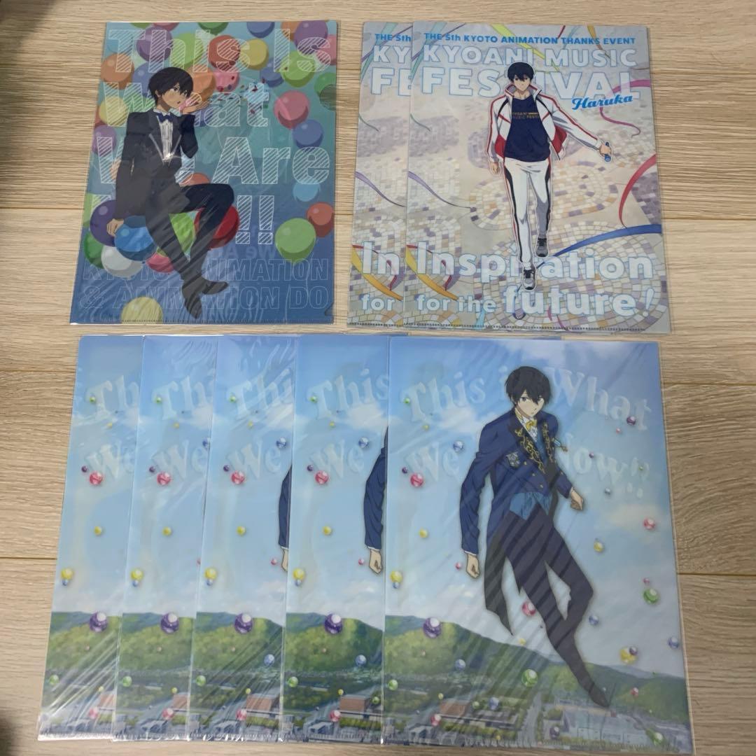 Free! ハイスピード 京アニ イベント クリアファイル 10枚セット