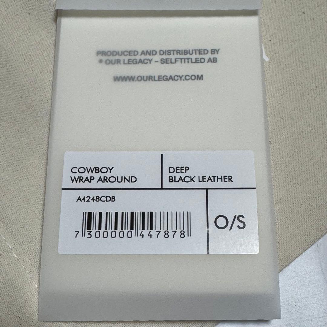 新品★ our legacy レザーブレスレット ネックレス コンチョ 本革