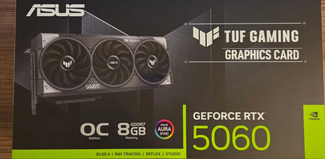 グラフィックボード・グラボ・ビデオカード ASUS TUF Gaming GeForce RTX 5060 OC