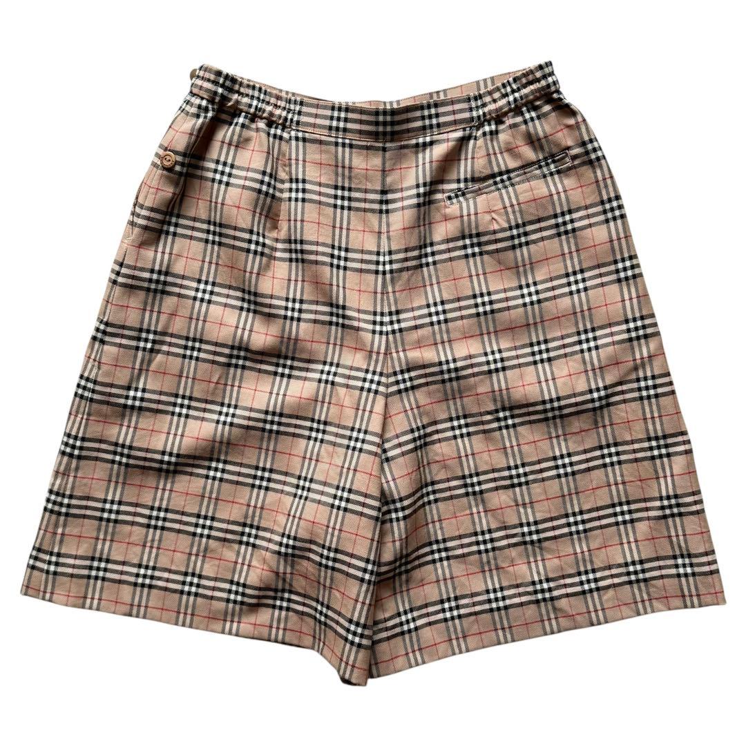古着 BURBERRY GOLF 三陽商会 ノバチェック ウール キュロット