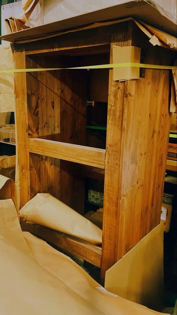 アクリル180×60×60（13㍉） 木材台180×60×高さ80 ２点セット