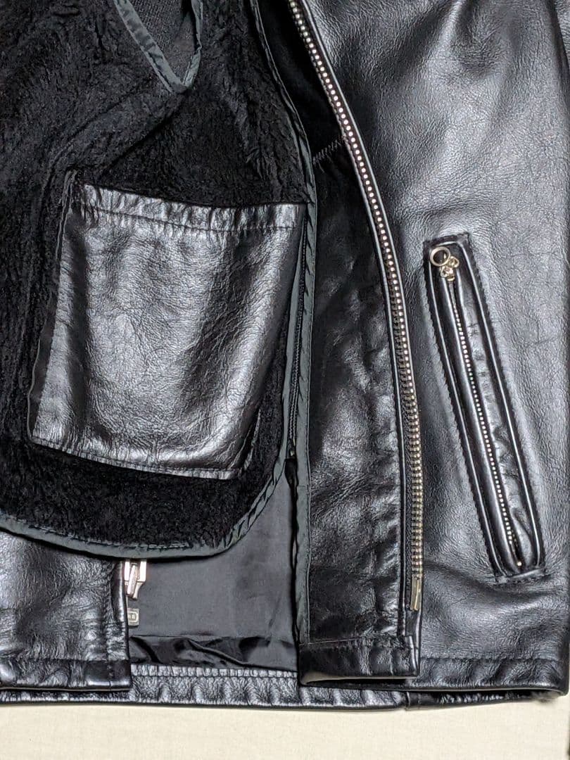 Schott 643 美品 38　USA トラッカー　ライダース　内ボア付