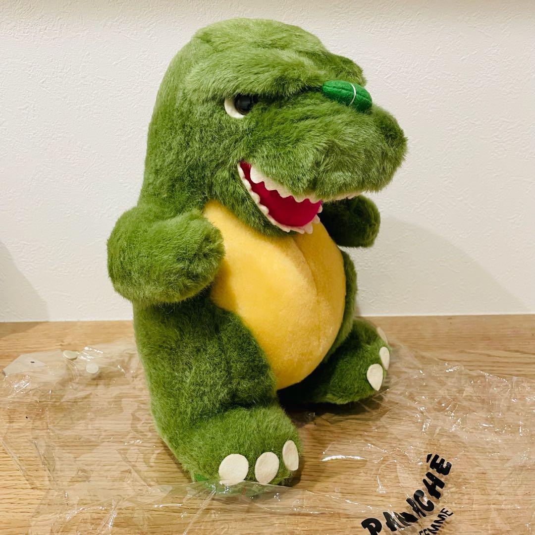 当時物 BANDAI バンダイ ゴジラ ぬいぐるみ トーキングゴジラ PETIT