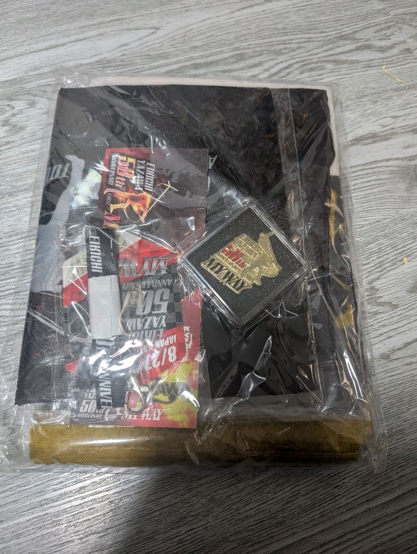 未開封　矢沢永吉国立競技場8/27 PSS席 50周年記念ライブ PSS席グッズ