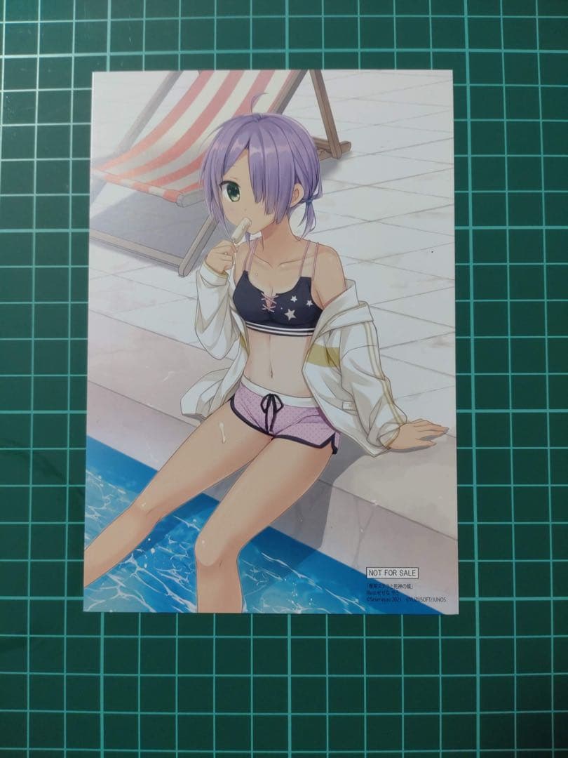 喫茶ステラと死神の蝶 火打谷愛衣 イラストカード ポストカード ゆずソフト