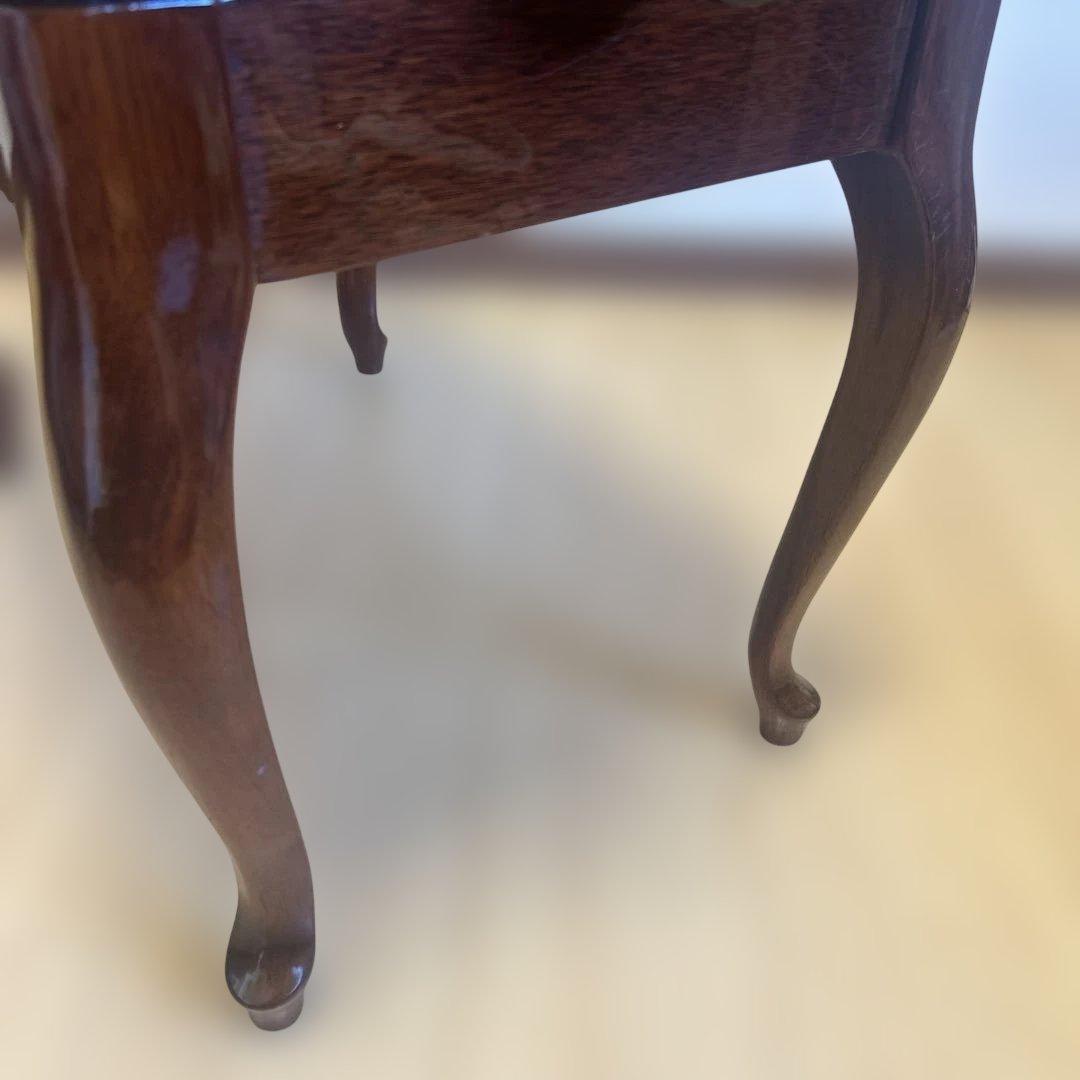 【極美品】YAMAHA ピアノ付属椅子　木目　猫脚　マホガニー