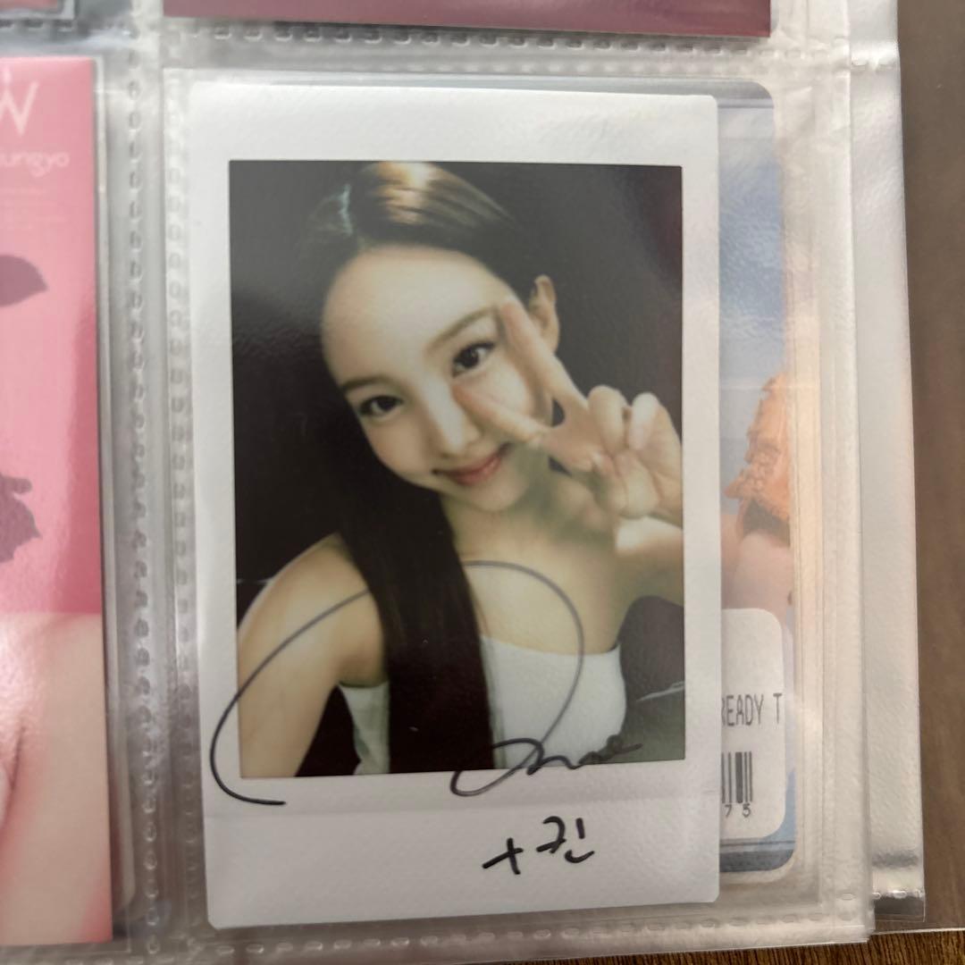 TWICE ナヨン　サイン　チェキ