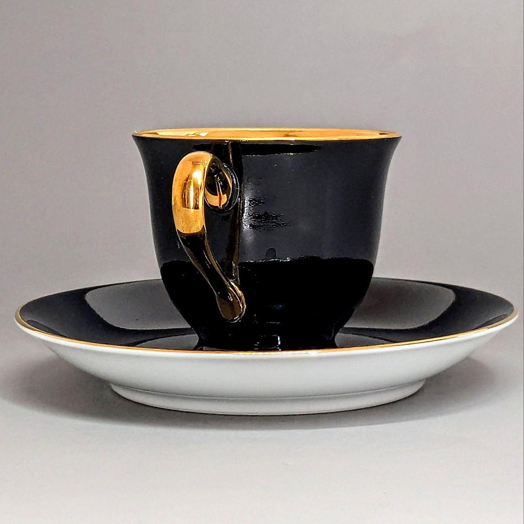 オールドノリタケ ゴールド ハーレクインキャビネットカップ&ソーサー マルキ印