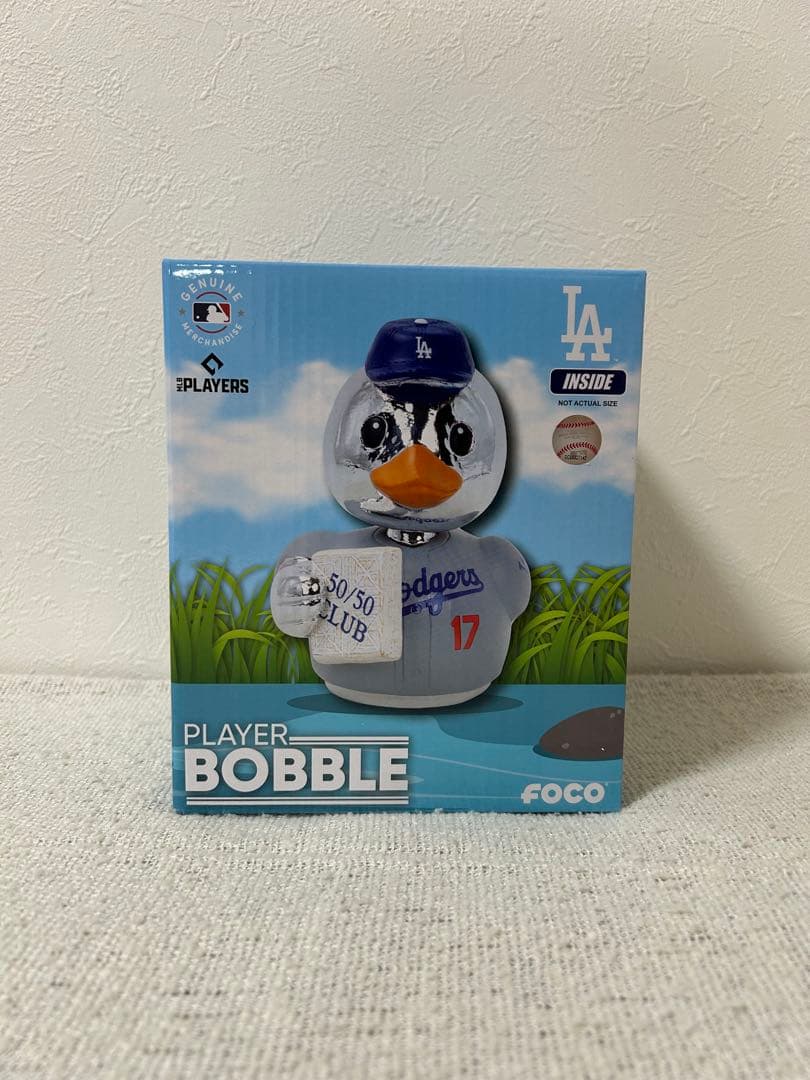 【世界1050体限定】大谷翔平　50/50　シルバーミニダック　ボブルヘッド