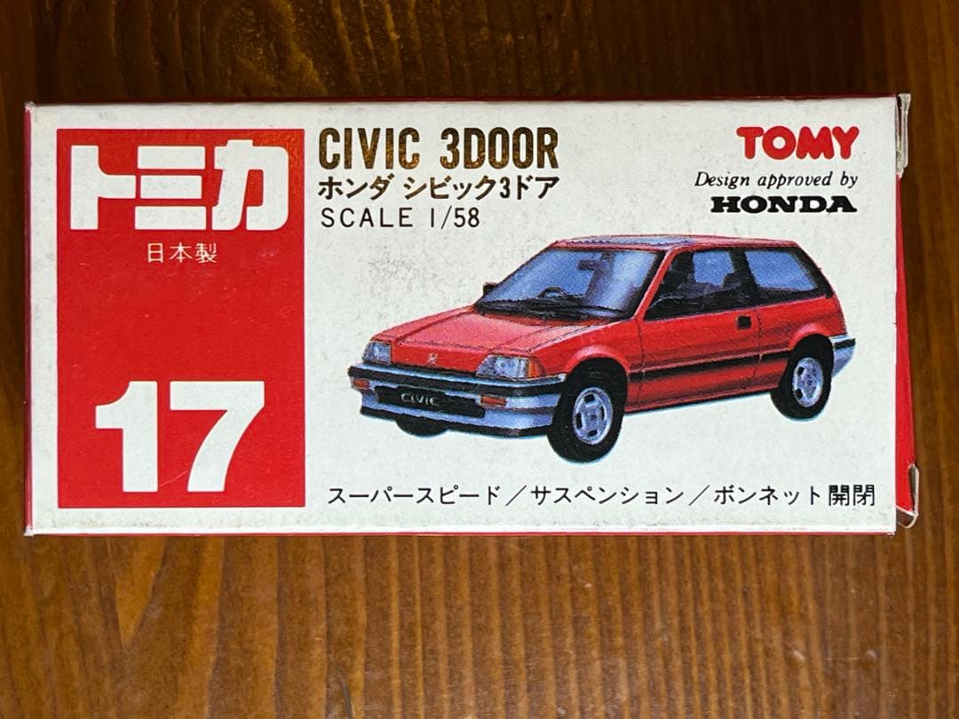 トミカ 赤箱17 シビック JMAC特注