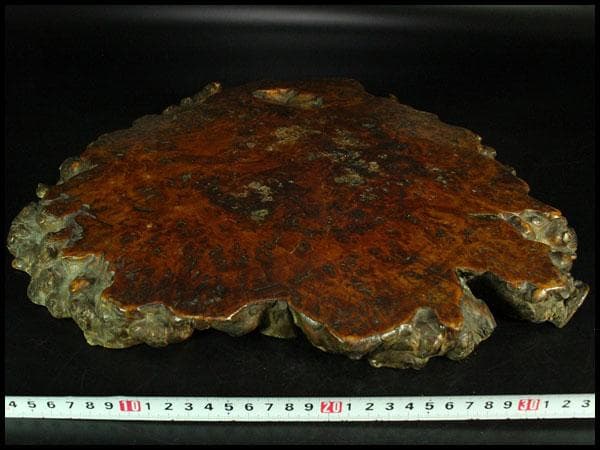 自然木 葡萄木 敷き板 時代物(K-A716)