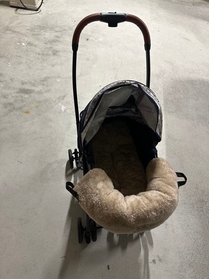 SNOOPY ペットカートと遠赤外線あごのせクッション 2点セット