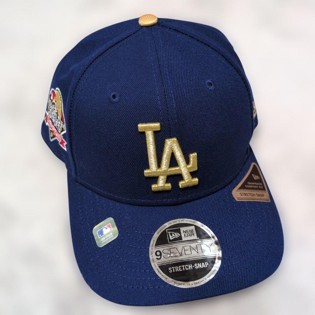 【美品】NEWERA 9SEVENTY ドジャースキャップゴールドコレクション