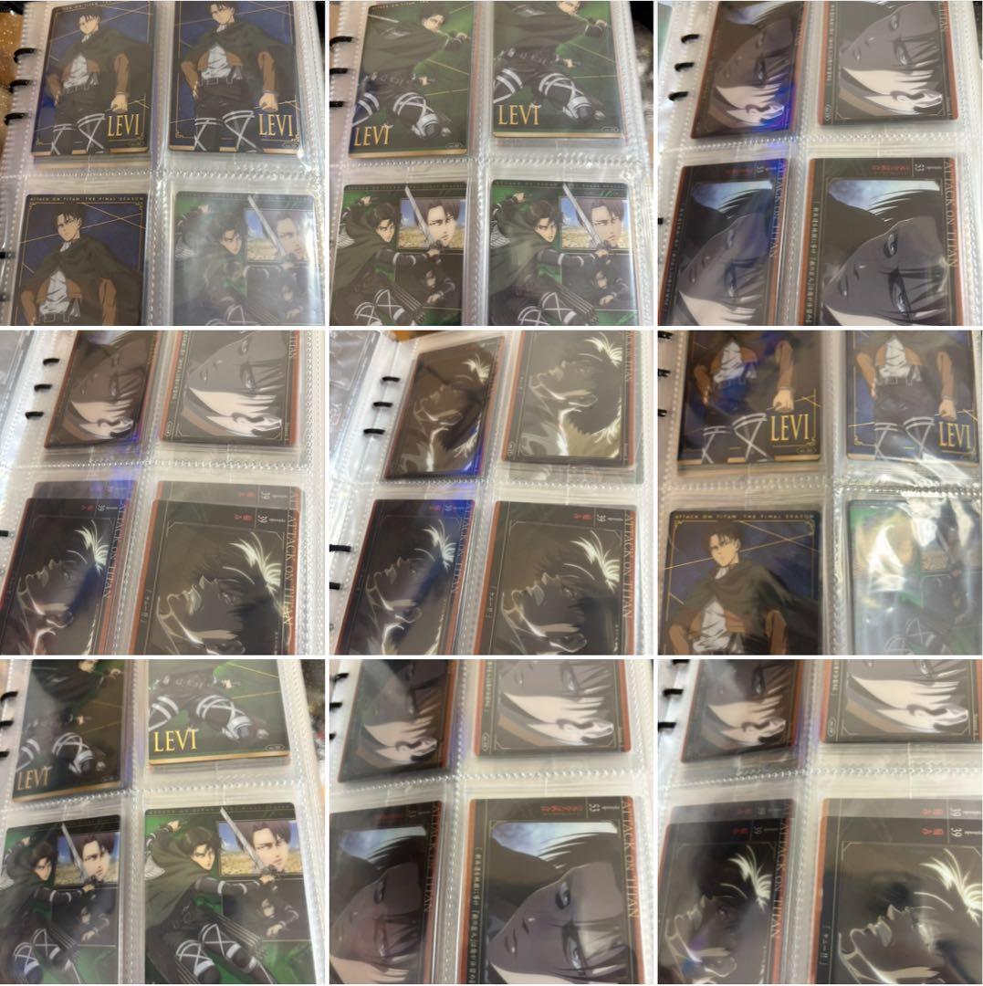 進撃の巨人 リヴァイ兵長 カード まとめ売り