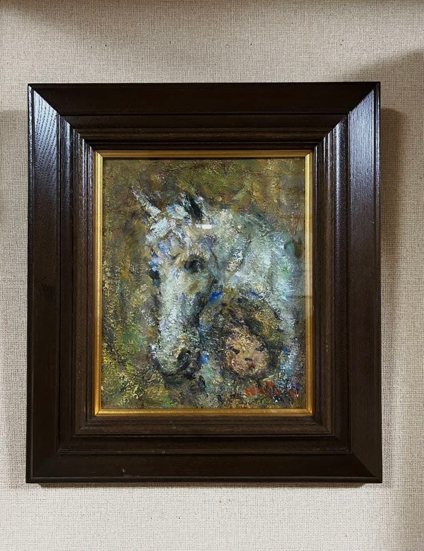 セール中　秦森康屯 馬と少年　三之瀬御本陣芸術文化館展示作品