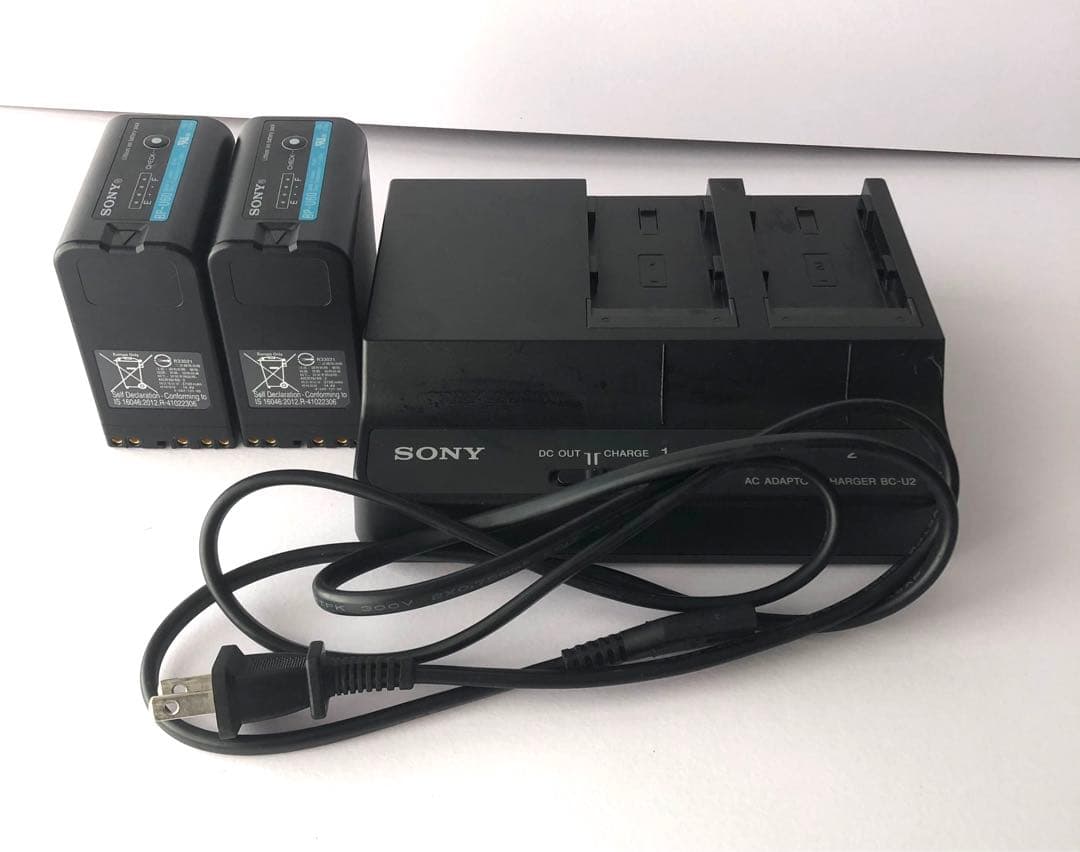 SONY BC-U2 バッテリーチャージャー BP-U60×2