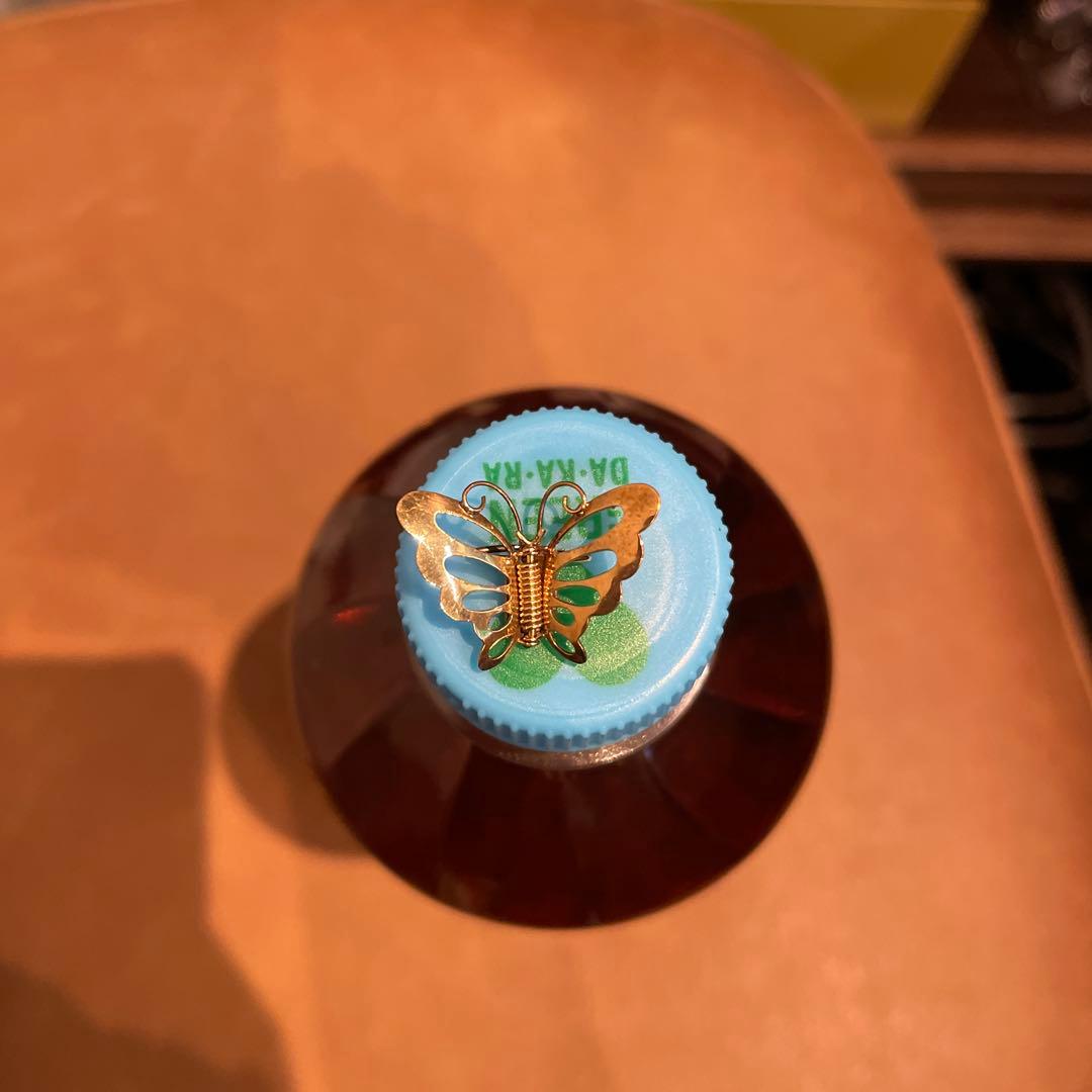 @ K18 蝶々 ブローチ ねじ式 バタフライ アンティーク ヴィンテージ 昭和