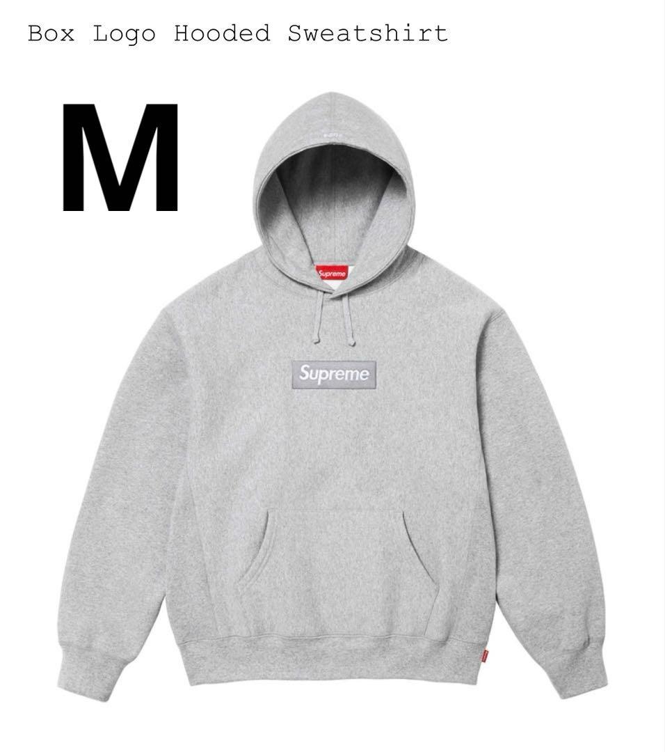 M Supreme Box Logo Hooded Sweatshirt 灰