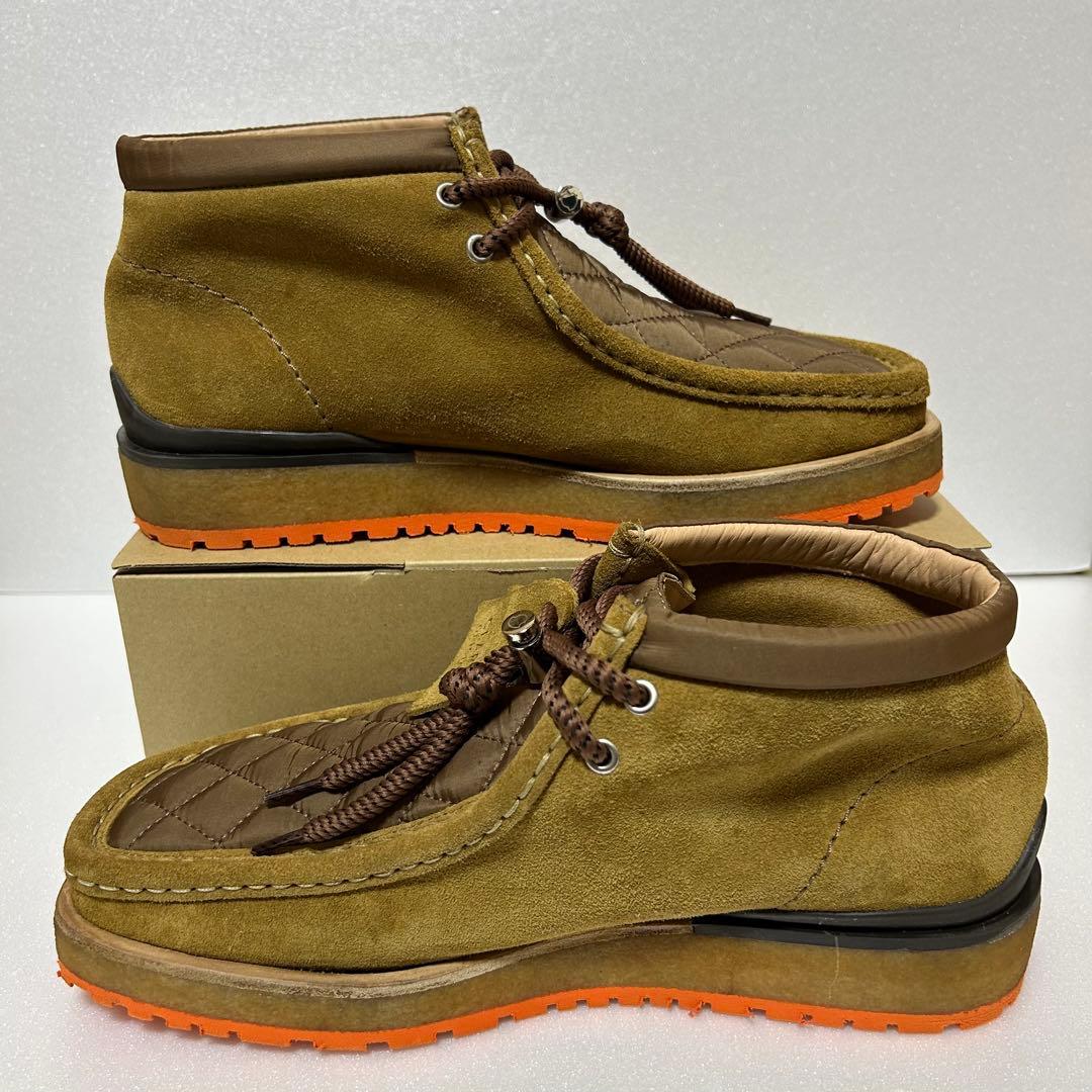 【希少】MONCLER × Clarks Wallabee 26cm コラボ