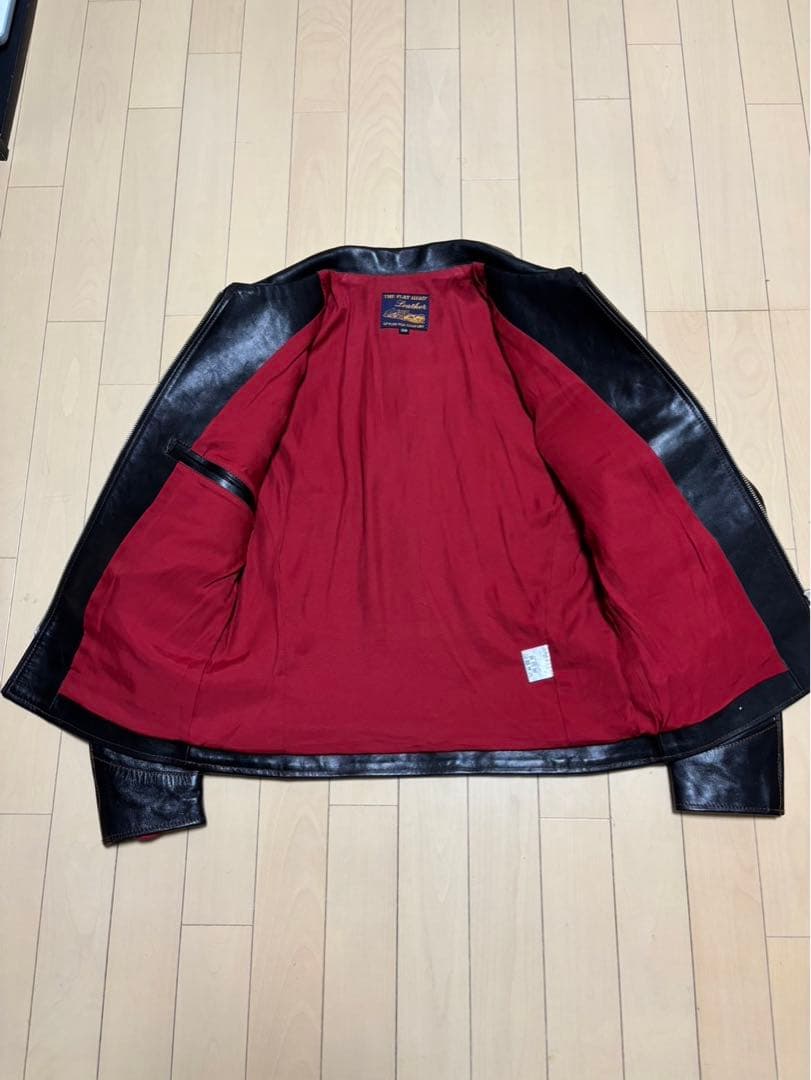 フラットヘッド　ホースハイドシングルライダース茶芯FN-LJ-HS005革ジャン