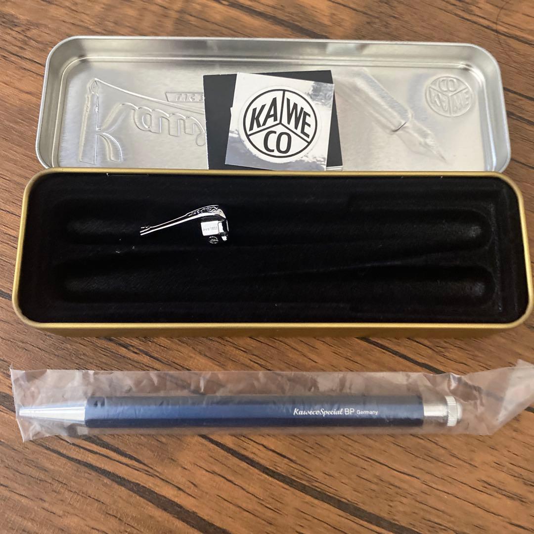 カヴェコスペシャル ブルーエディション ボールペン クリップ付き