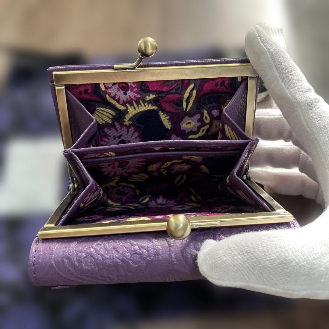 ANNA SUI パープル 二つ折り財布、新品、未使用品