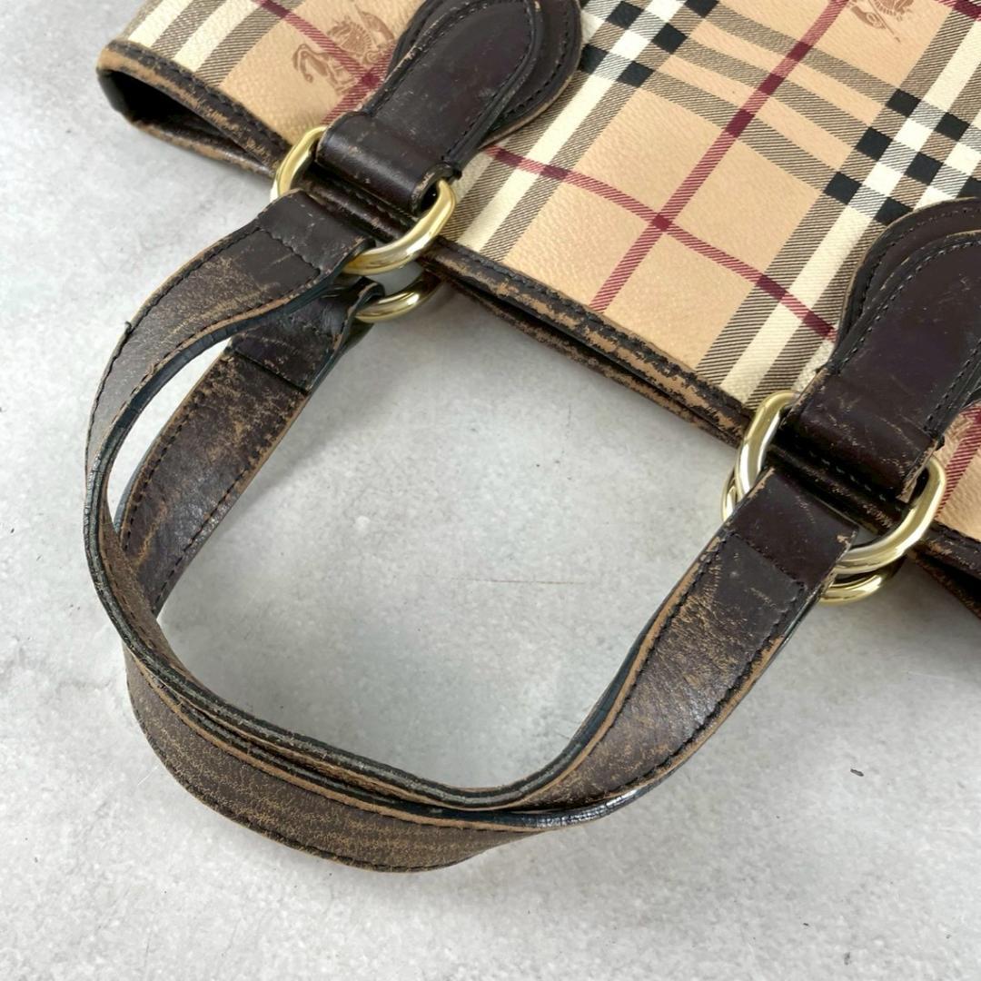 【希少美品⭐︎】バーバリー BURBERRY ノバチェックトートバッグPVC