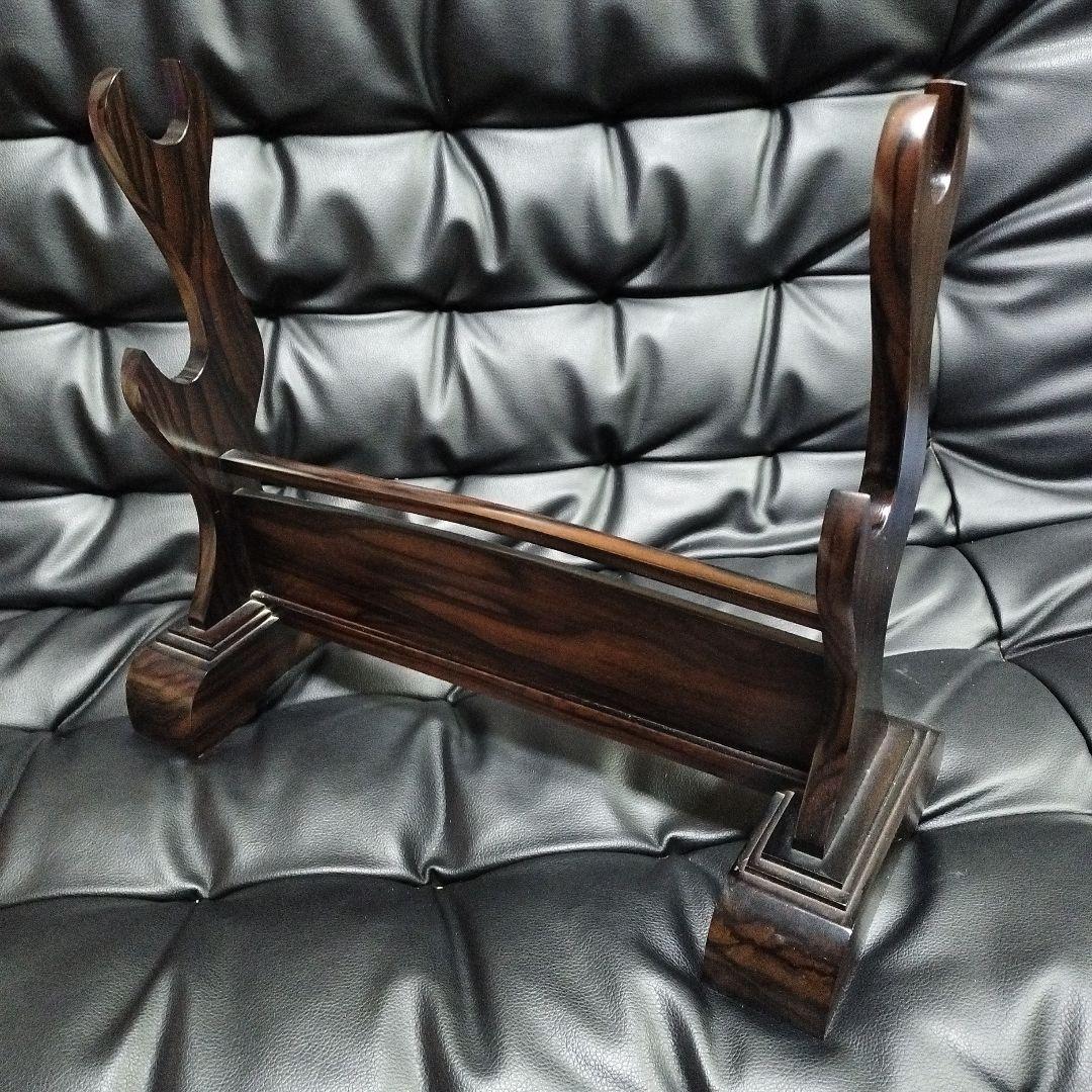 黒檀 刀掛け 刀置 レトロ