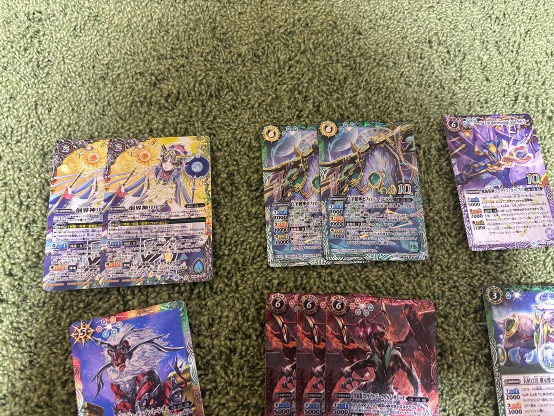 バトスピ 引退品 光導デッキ&スリーブ&パーツセット（2枚目あり）