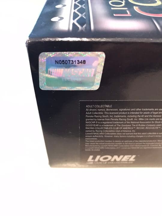 限定1of95 NASCAR1/24 LIONEL ♯2Miller lite