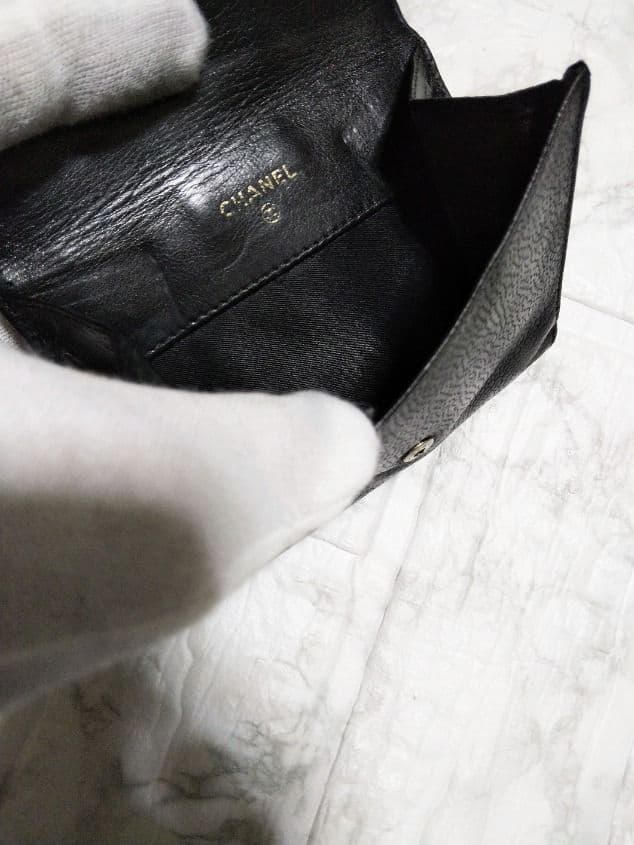 【綺麗】シャネル キャビア デカココマーク 財布