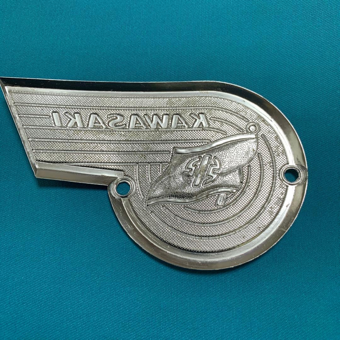 カワサキ純正カワサキW 1W1ＳメグロSGその他タンクエンブレム新品未使用