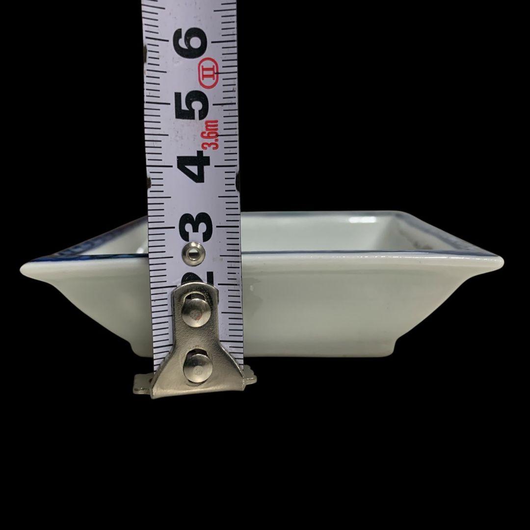 永楽善五郎 染付鹿猿四方皿 小皿 角皿 五客 永楽妙全 染付