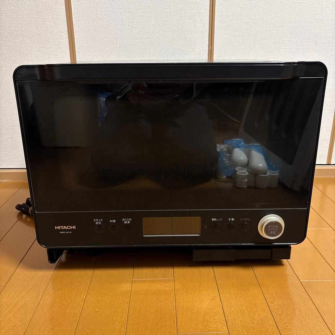 [ジャンク] HITACHI MRO-W1A オーブンレンジ フロストブラック