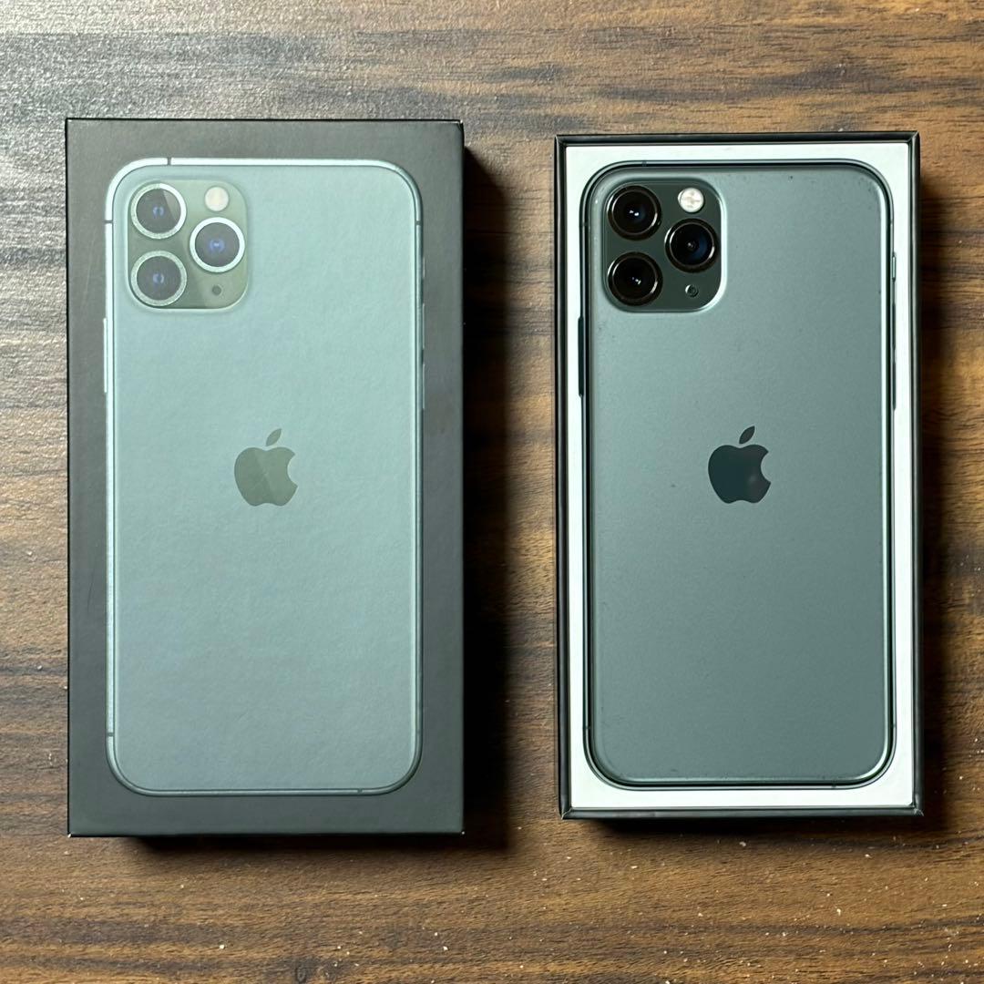 Phone 11 Pro 64GB ミッドナイトグリーン SIMフリー 付属品有