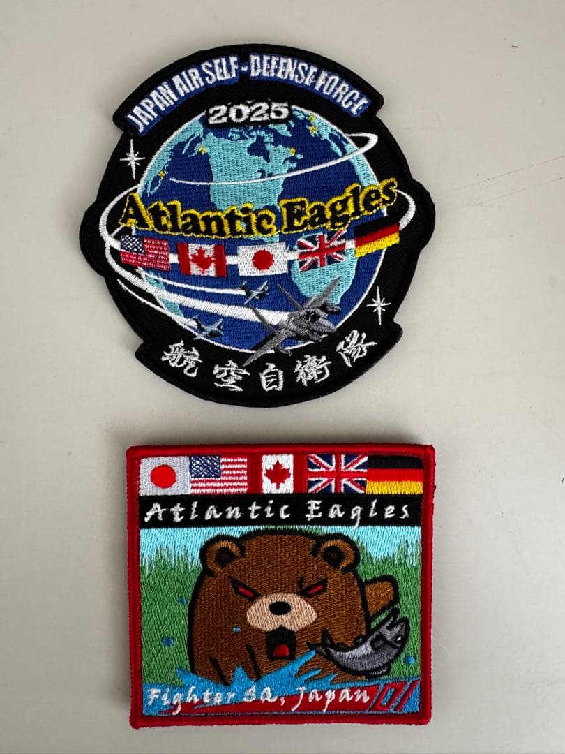 航空自衛隊　記念ワッペン２枚セット