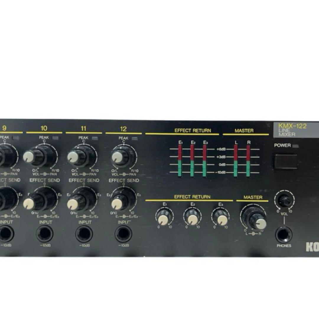 【美品】KORG KMX-122 ラインミキサー コルグ