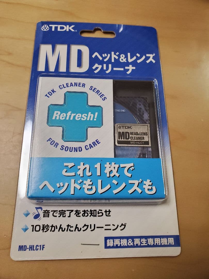 TDK MDヘッド&レンズクリーナ MD-HLC1F