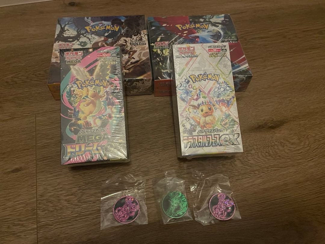 Pokemon ポケカー まとめ売り　シュリンク付き4BOX