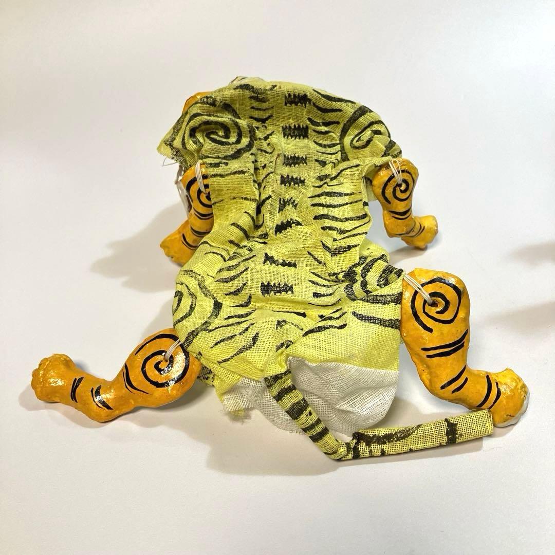 世界の民芸　古作　台湾　民衆玩具　布袋戯　虎爺　偶頭　人形芝居　民間信仰　魔除け