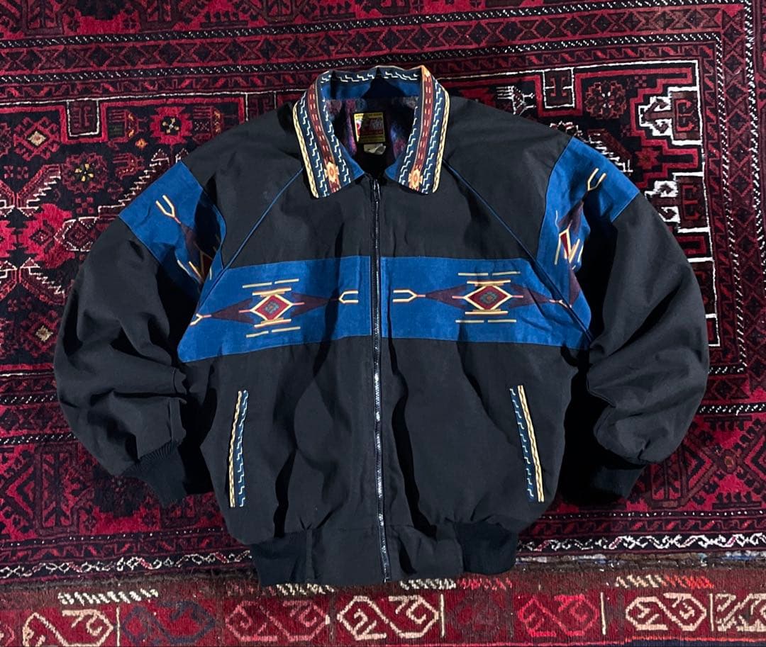 Y*i様 BEE-WILD USA製 80s ネイティブ柄 サンタフェジャケット