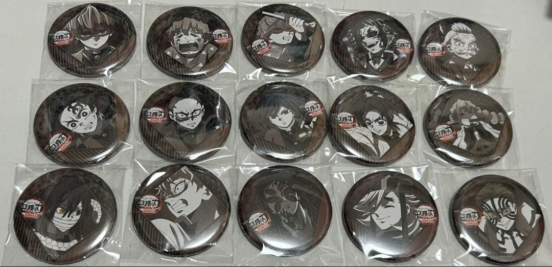 鬼滅の刃 ダイニング 無限城編 お楽しみくじ 缶バッジ フルコンプセット